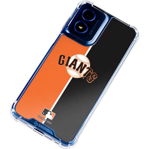 MLB San Francisco Giants Split Moto G 5G (2024) Clear Case